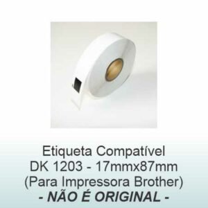 Etiqueta Compatível DK 1203