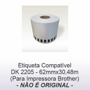Etiqueta compatível DK 2205