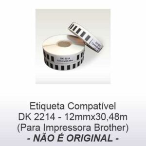 Etiqueta compatível DK 2214