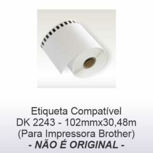 Etiqueta Compatível DK 2243
