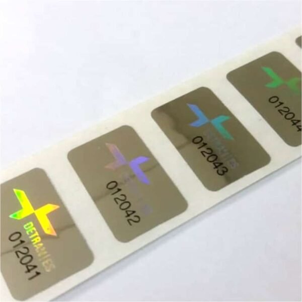 Etiquetas Holográficas 15x15mm / 20x20mm / 20x13mm / 30x30mm – 2.000 Etiquetas - Imagem 2