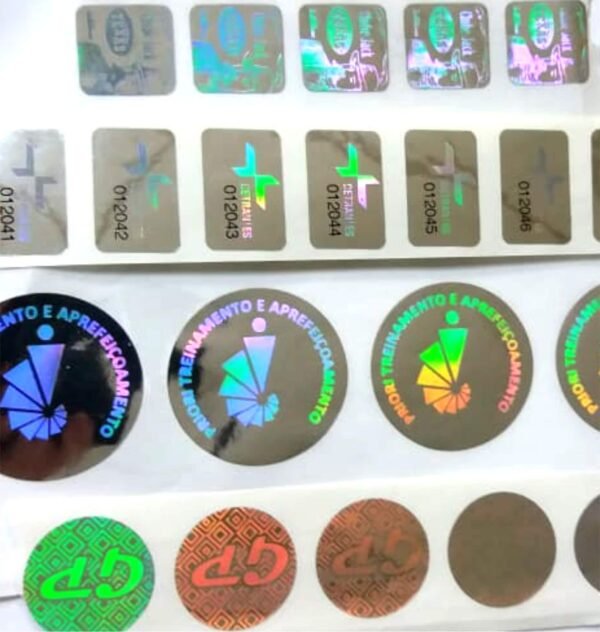 Etiquetas Holográficas 15x15mm / 20x20mm / 20x13mm / 30x30mm – 2.000 Etiquetas