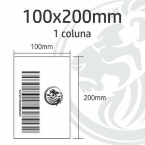 Etiqueta para Código de Barras - 100x207mm