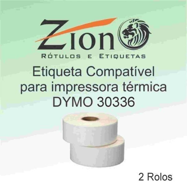 Etiqueta Compatível DYMO 30336 - 2 Rolos