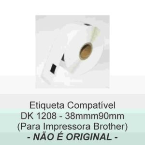 Etiqueta compatível DK 1208