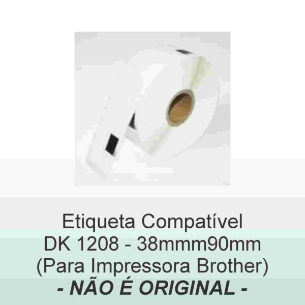 Etiqueta compatível DK 1208