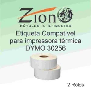 Etiqueta Compatível DYMO 30256 - 2 Rolos